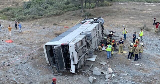 Türkiyədə avtobus aşdı: 29 yaralı