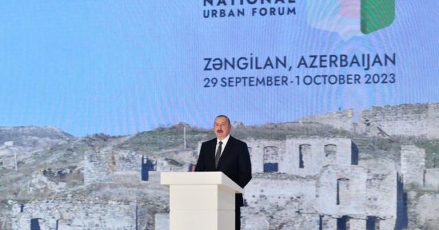 Prezident Zəngilanda 2-ci Azərbaycan Milli Şəhərsalma Forumunun açılış mərasimində iştirak etdi – YENİLƏNİB