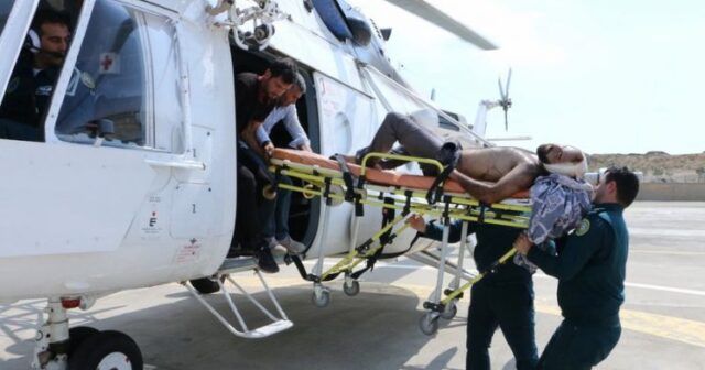 Laçında avtoqəza oldu, yaralılar helikopterlə Bakıya gətirildi