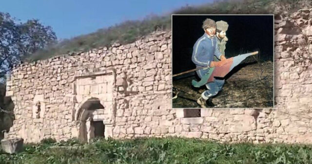 Natiq Qasımovun təkbaşına vuruşduğu məbəddən İLK GÖRÜNTÜLƏR – VİDEO