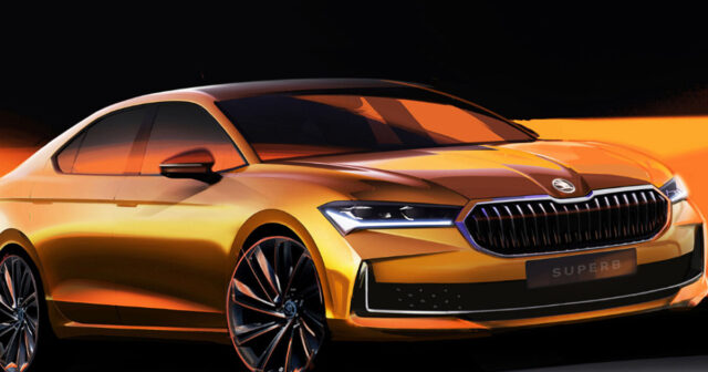 Skoda dördüncü nəsil Superb-in dizaynını təqdim edib