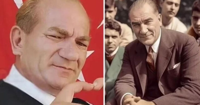 Atatürkə bənzəyən aktyor 2 saatda 1 milyon qazandı – FOTO