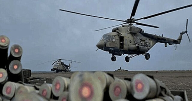 Rusiya Ukraynanın Mi-8 helikopterini VURDU