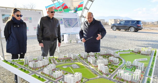 Ağdam şəhərində dördüncü yaşayış kompleksinin təməlqoyma mərasimi olub – FOTO