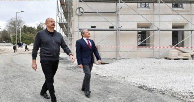 Prezident Şuşada tikinti-bərpa işləri ilə tanış oldu