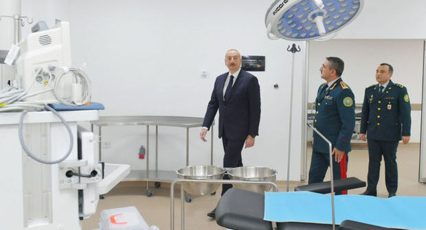 Prezident DSX-nin hospital kompleksinin açılışında