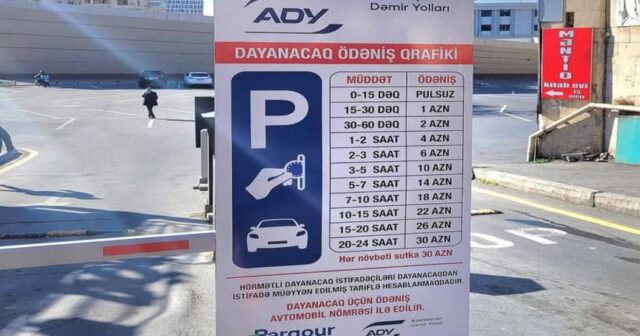 28 May-dakı parklanma ilə bağlı açıqlama – Qiymətlər…