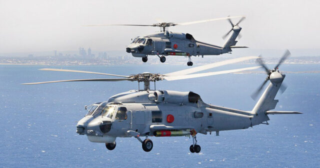 Yaponiyada iki hərbi helikopter qəzaya uğrayıb