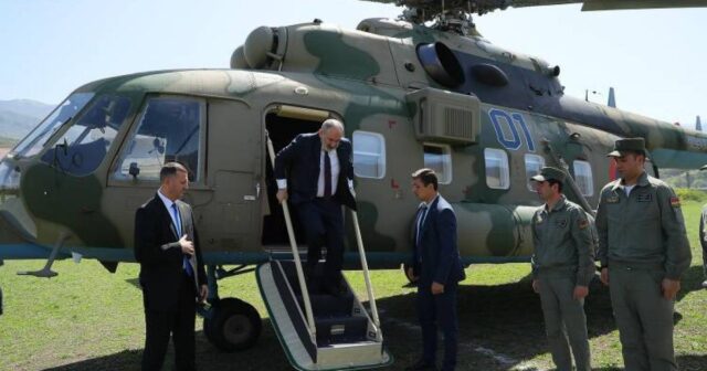 Paşinyanın helikopteri məcburi eniş edib – ÖZÜ AÇIQLAMA VERDİ