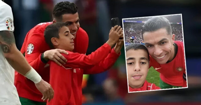 Stadiona girərək Ronaldo ilə şəkil çəkdirən 10 yaşlı Berata AĞIR CƏZA – FOTO