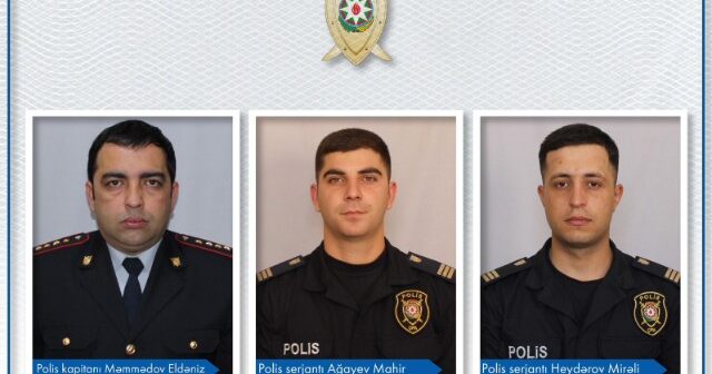 Bu gün qətlə yetirilən polislərin FOTOSU