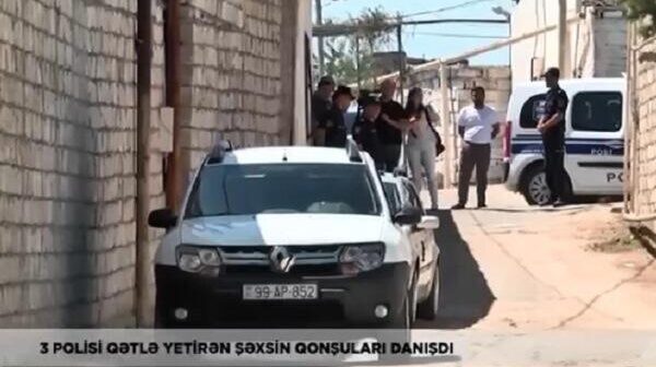 3 polisi öldürən Rövşənin qonşuları danışdı – Video