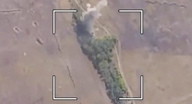 Rusiya qoşunları hava hücumundan müdafiə zonasında Britaniyanın özüyeriyən silahını məhv edib
