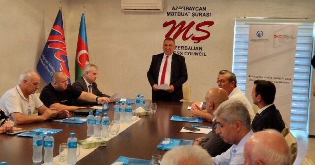 Mətbuat Şurası “Azərbaycan media landşaftı üzrə məlumat bazası” layihəsi üzrə ilk toplantısını keçirdi