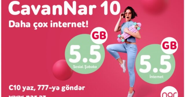 “Nar”dan yeni dərs ili üçün sərfəli tarif: “CavanNar 10”