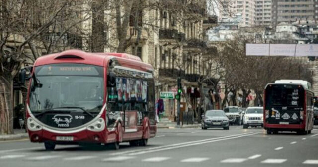 Bakıda 5 marşrut xətti üzrə avtobusların hərəkət sxemi dəyişdirilir