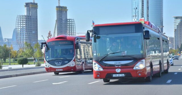 Bu avtobusların fəaliyyəti bərpa edilir