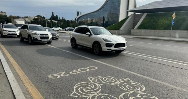 COP29 zolaqlarında yol nişanlarının sökülməsinə başlanılıb