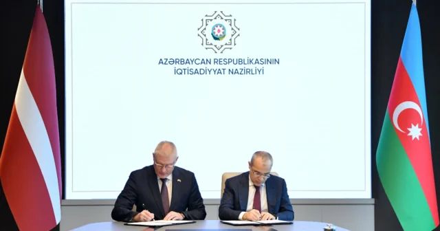 İqtisadiyyat Nazirliyi ilə Latviyanın Dövlət Gəlirlər Xidməti arasında Memorandum imzalanıb