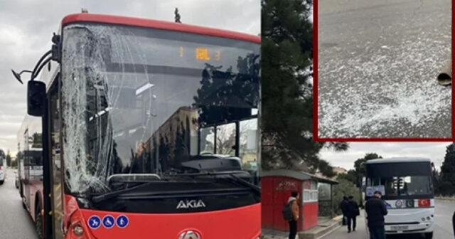 Sumqayıtda sərnişin avtobusları toqquşdu – FOTO