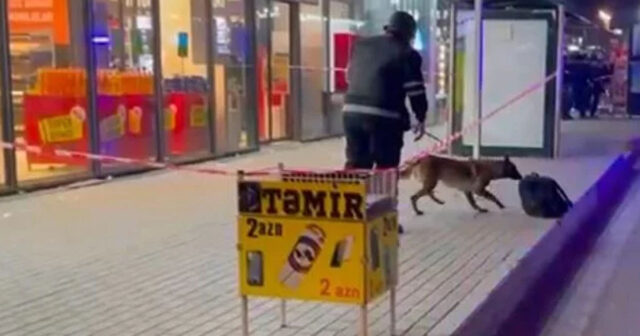 “Əhmədli” metrosunun yaxınlığında şübhəli əşya tapıldı