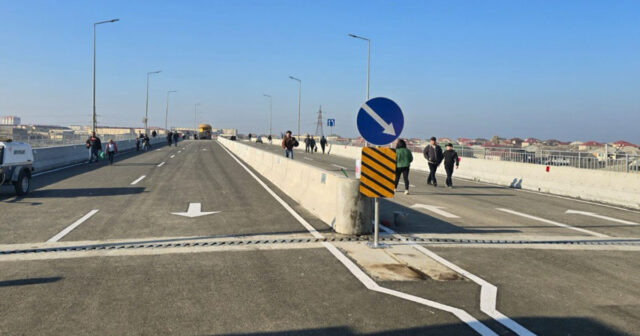 DİQQƏT: Saray körpüsü bu tarixdə açılacaq