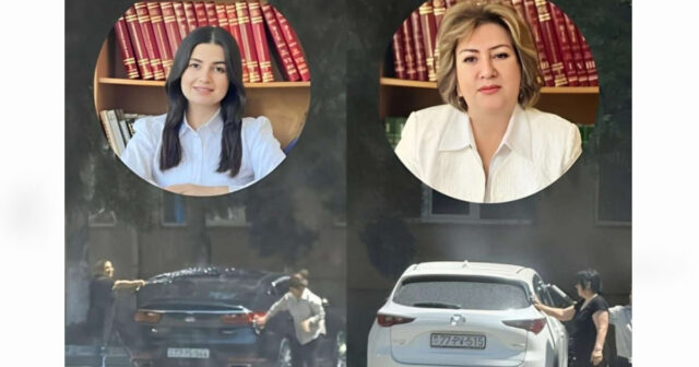 Məktəb direktoru və müavini avtomobillərini qadın işçilərinə yuduzdurub? – VİDEO