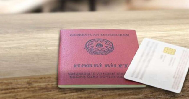 Hərbi bileti olmayan şəxslərin nəzərinə