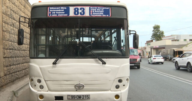 83 nömrəli avtobusların fəaliyyətindən narazılıq var – VİDEO