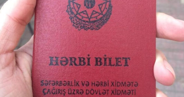 Dövlət Xidməti bir ədəd hərbi biletin çapı üçün 2 manat 81 qəpik ödəyəcək