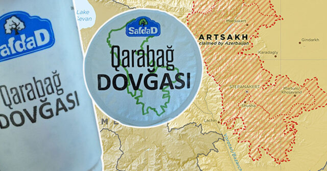 “Qarabağ” dovğasının üzərinə seperatçıların xəritəsi yerləşdirilib? – FOTO