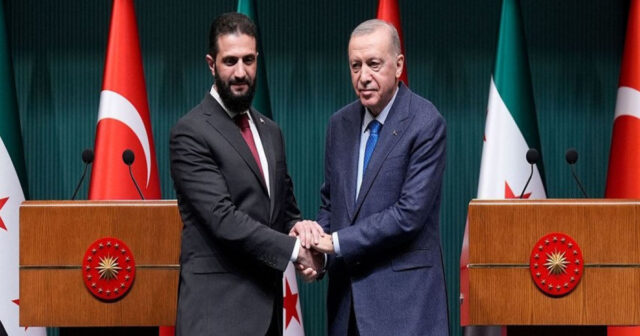 Ərdoğan: Əhməd Əl Şaraanı Suriyada tək qoymayacağıq