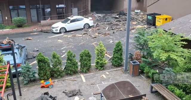 Rusiya Kiyevdə Azərbaycan səfirliyinin yaxınlığını bombaladı – FOTO
