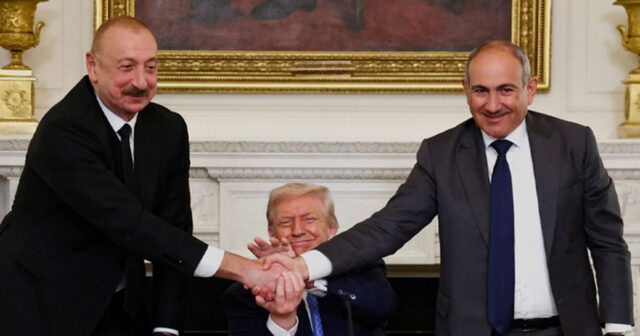 İlham Əliyev, Donald Tramp, Nikol Paşinyan Birgə Bəyannaməni imzalayıb