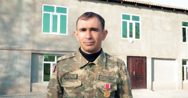 Avtomatla həmkəndlisinə atəş açan qazi həbs edildi