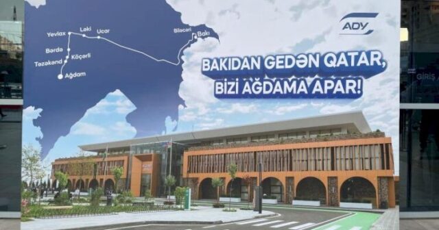 Bakıdan Ağdama ilk sərnişin qatarı yola DÜŞDÜ