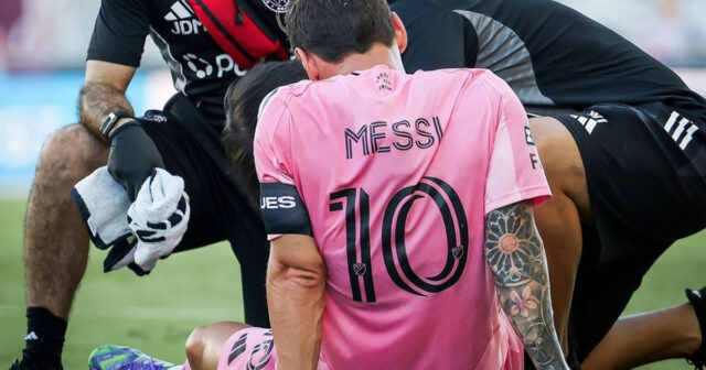 Messi “İnter Mayami”nin matçında zədələnib