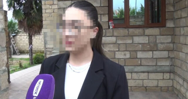 Şəkidə çay stəkanına tüpürən qız DANIŞDI: “Zarafatla etmişəm” – VİDEO