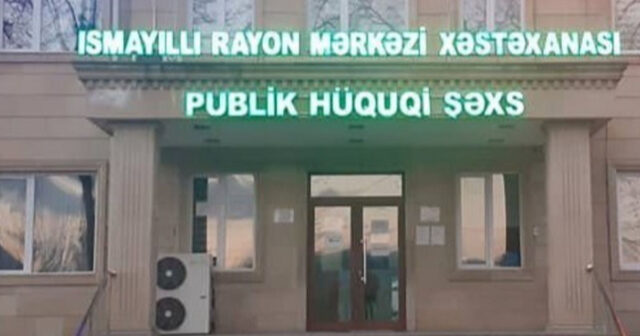 İsmayıllı Mərkəzi Xəstəxanasındakı 89 min manatlıq alış-veriş dayandırıldı