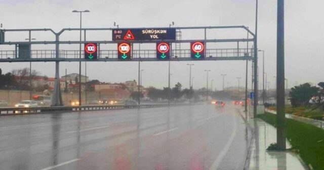 Hava Limanı yolunda sürət həddi endirildi