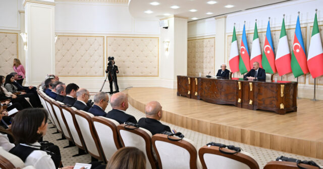 Prezident İlham Əliyev: İtaliya hər zaman Azərbaycanın Avropa İttifaqı ilə əlaqələrinin inkişafına dəstək verib