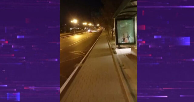 8 Noyabr prospektində avtobus dayanacağındakı oturacaqlar oğurlanır – VİDEO
