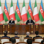 Azərbaycan və İtaliya prezidentləri mətbuata bəyanatlarla çıxış ediblər – FOTO