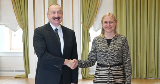 İlham Əliyev ATƏT-in fəaliyyətdə olan sədrini qəbul etdi – FOTO