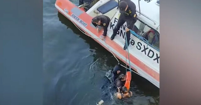 Bakı bulvarında dənizdə batma təhlükəsi olan şəxslər xilas edilib – VİDEO Bakı bulvarında dənizdə batma təhlükəsi olan şəxslər xilas edilib – VİDEO