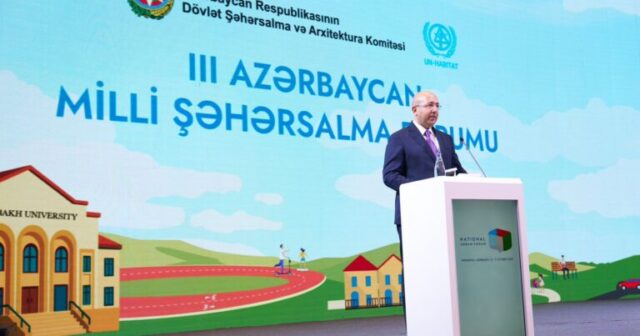 III Azərbaycan Milli Şəhərsalma Forumunun Xankəndidə açılış mərasimi baş tutdu – FOTO