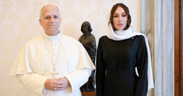 Birinci vitse-prezident Mehriban Əliyeva Roma Papası XIV Leo ilə görüşüb – FOTO