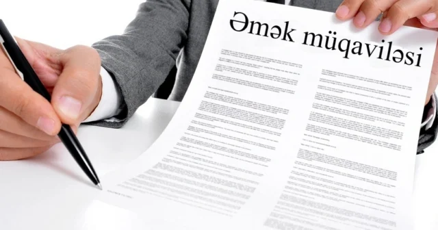 Azərbaycanda əmək müqavilələrinin sayı açıqlanıb