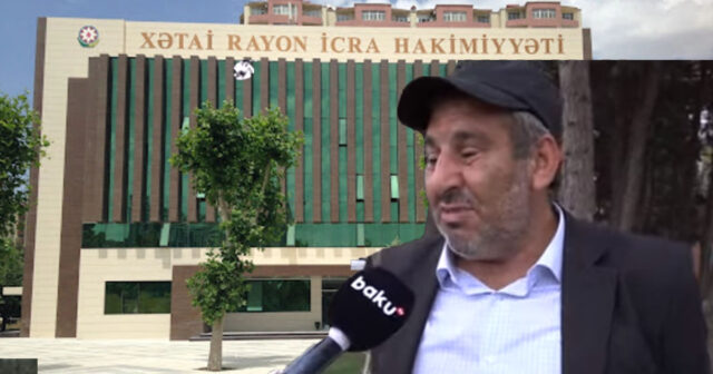 Qazinin torpaq sahəsində yol salıblar: “Aldatdılar ki, sənə başqa yer veriləcək” – VİDEO