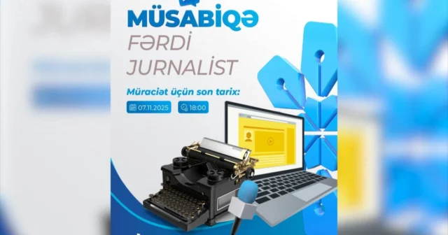 MEDİA jurnalistlər üçün müsabiqə elan etdi MEDİA jurnalistlər üçün müsabiqə elan etdi